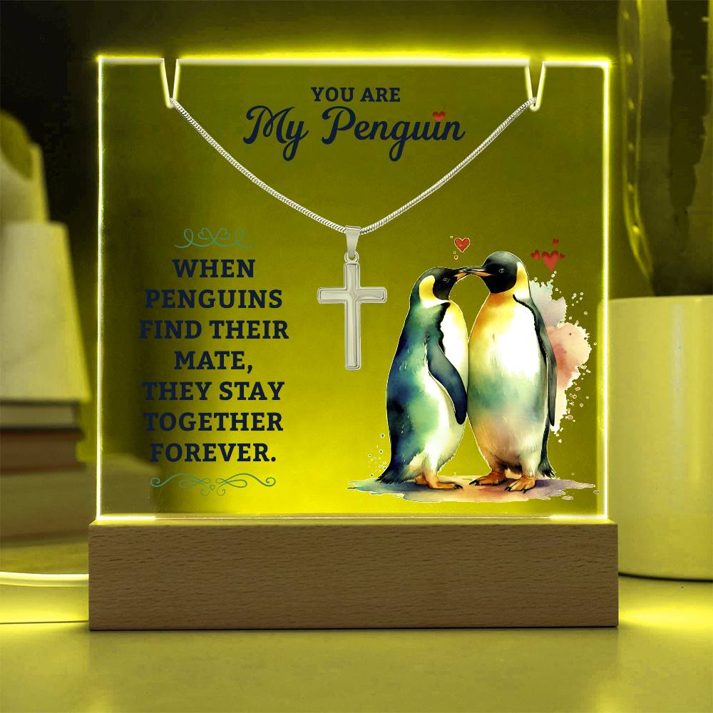 You Are My Penguin Acrylic Cross Bundle Keepsake